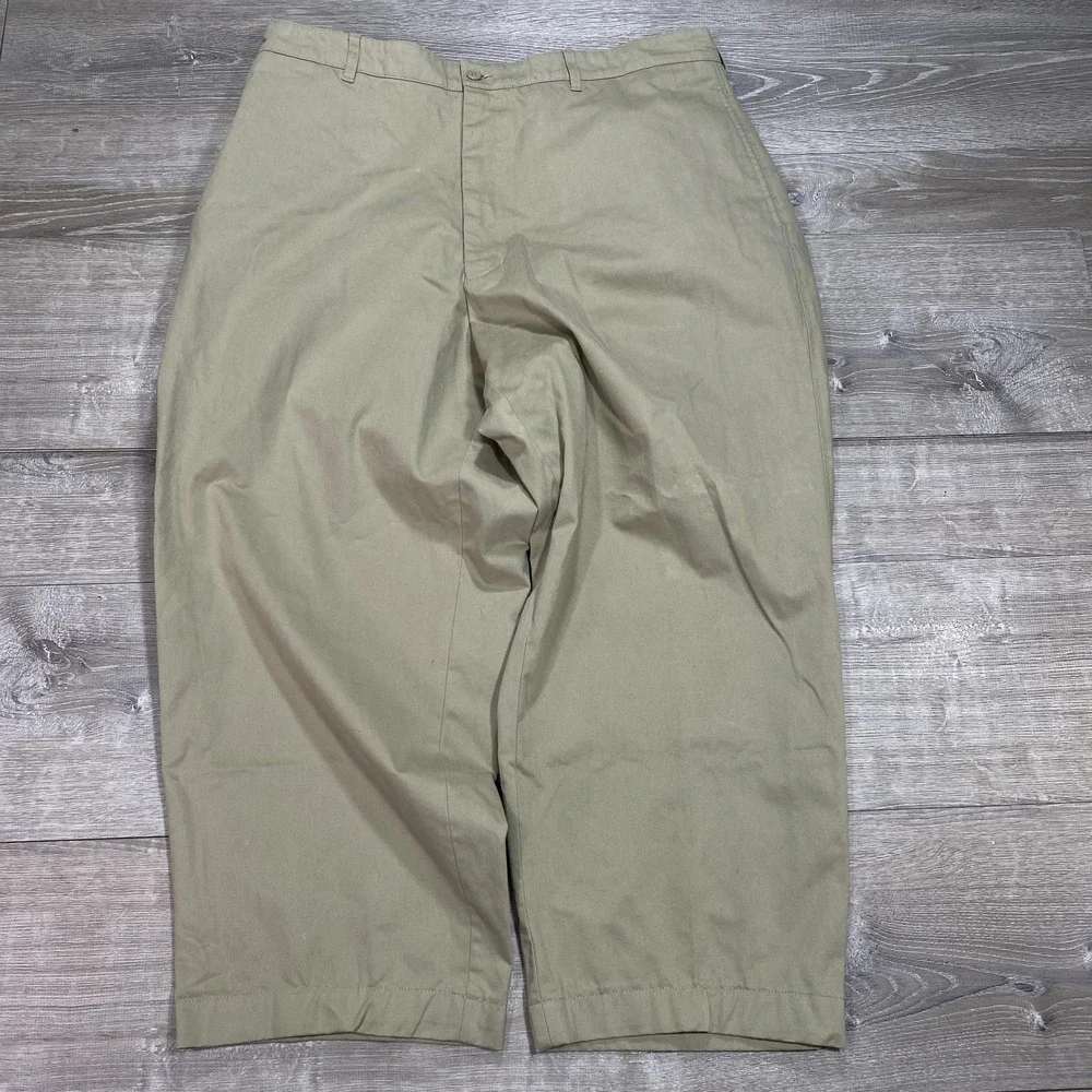Atlantic Rancher Pants Mens 40x26 Beige Cotton Chino Straight Leg Casual‎ Twill